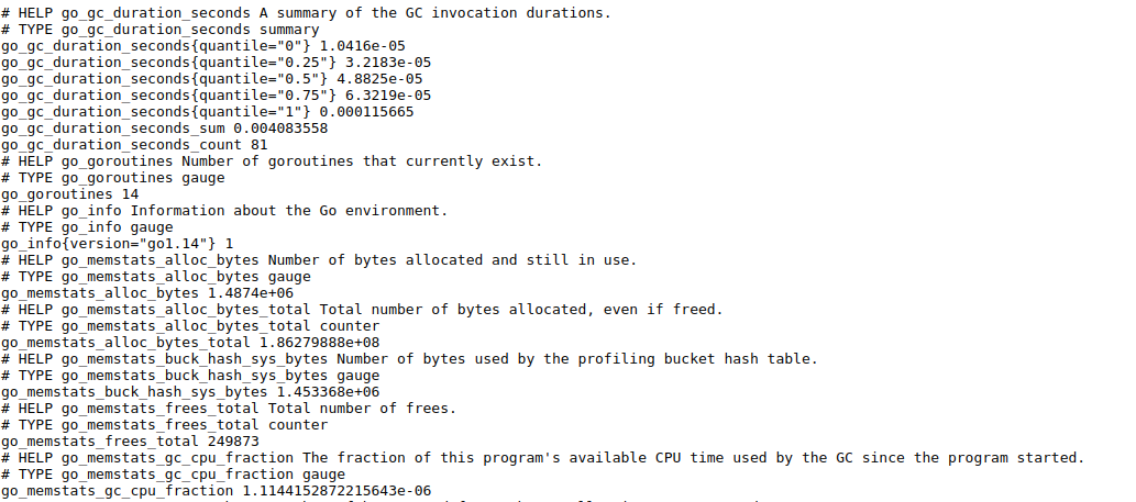 MQTT Gateway metrics